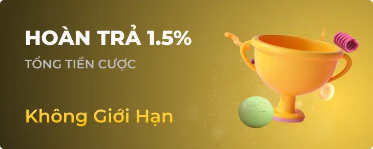 Hoàn Trả Không Giới Hạn 1.5%